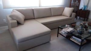 reforma de sofá de canto com chaise